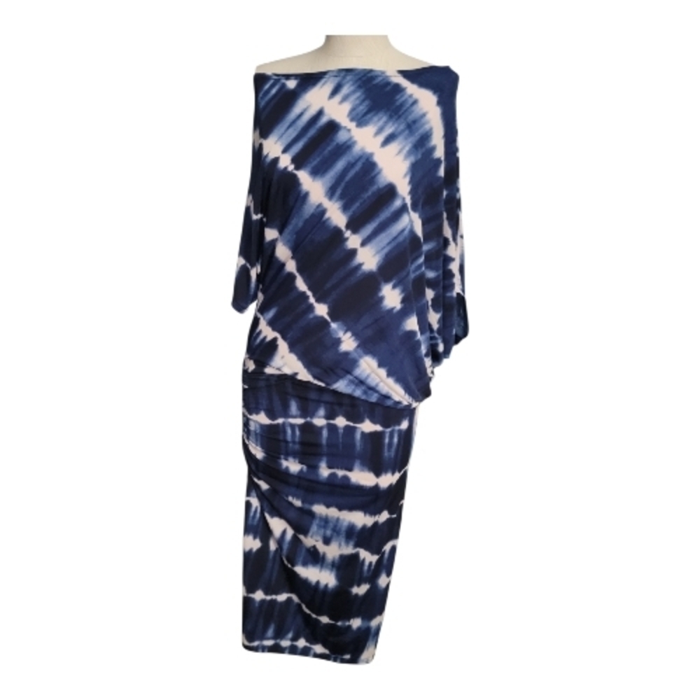 Jennafer Grace, Angle Blue Tie-Dye Dress, Size Medium (8-10)